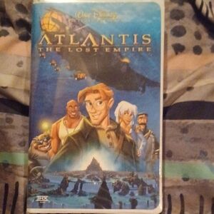Disney Atlantis: The Lost Empire Blue and Gold VHS